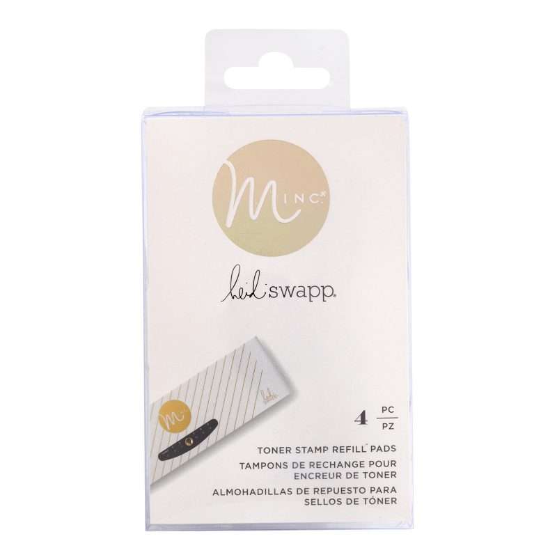 TONER STAMPING HS MINC STAMP REFILL PADS 4 PIECE