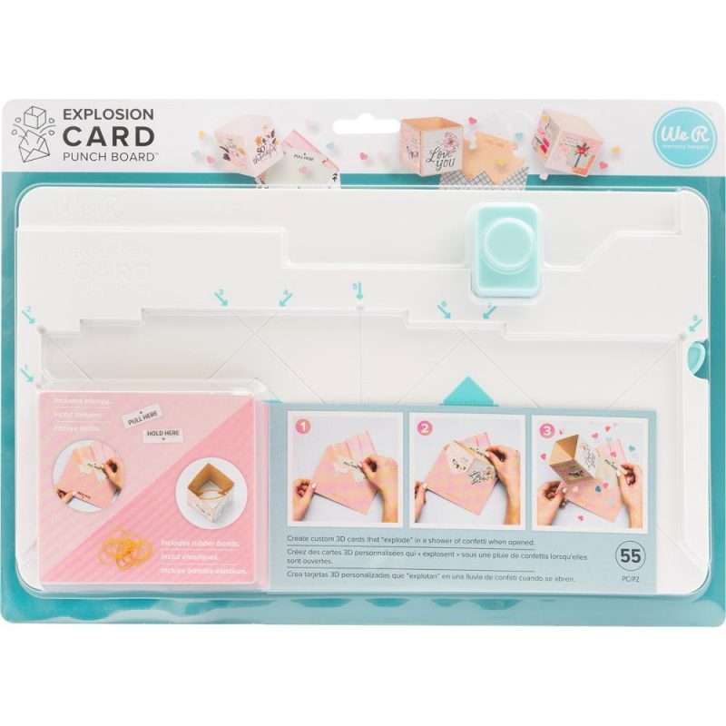 We R Memory Keepers Explosion Card Punch Board