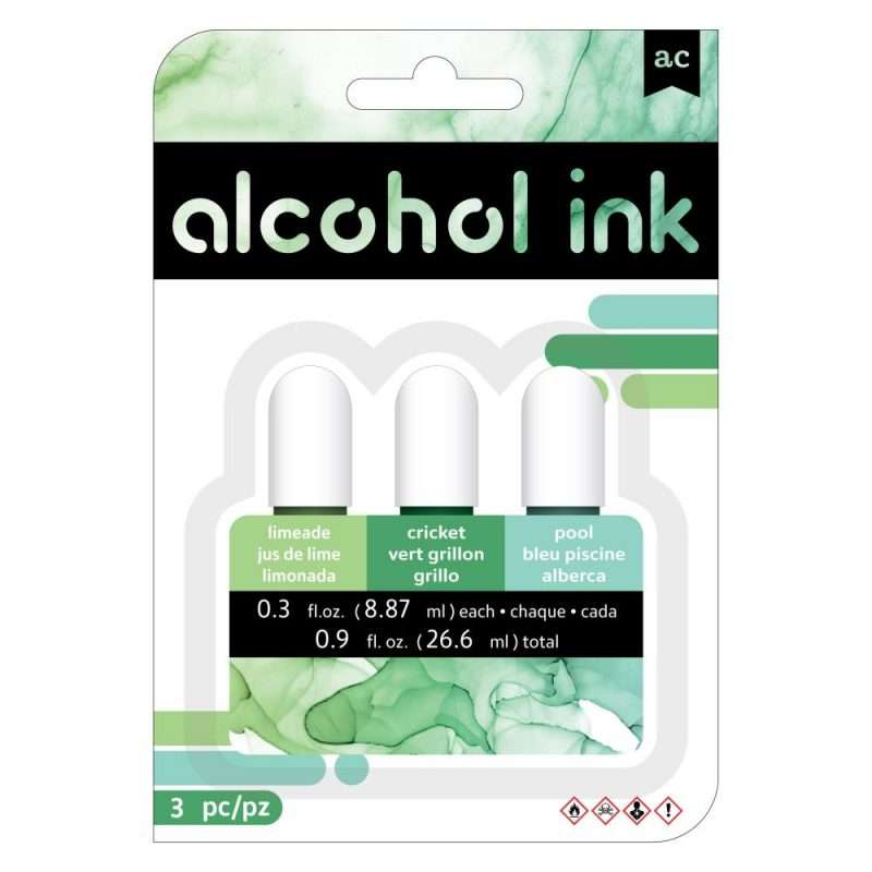 American Crafts Alcohol Ink 0.3oz 3/Pkg