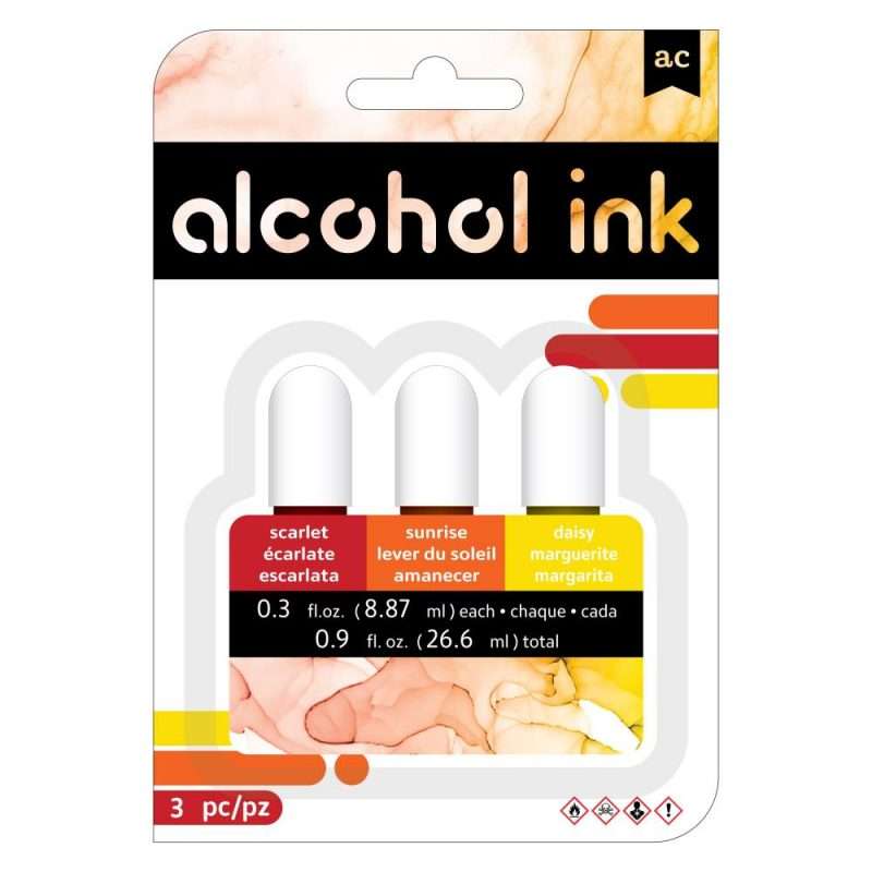 American Crafts Alcohol Ink 0.3oz 3/Pkg