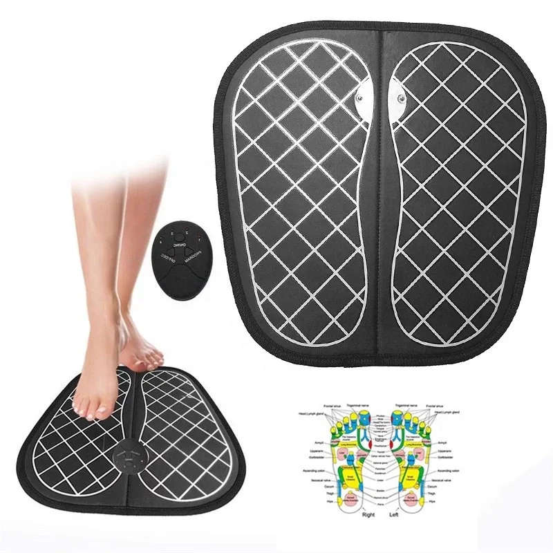 Electric EMS Foot Massager Wireless Feet Muscle Stimulator