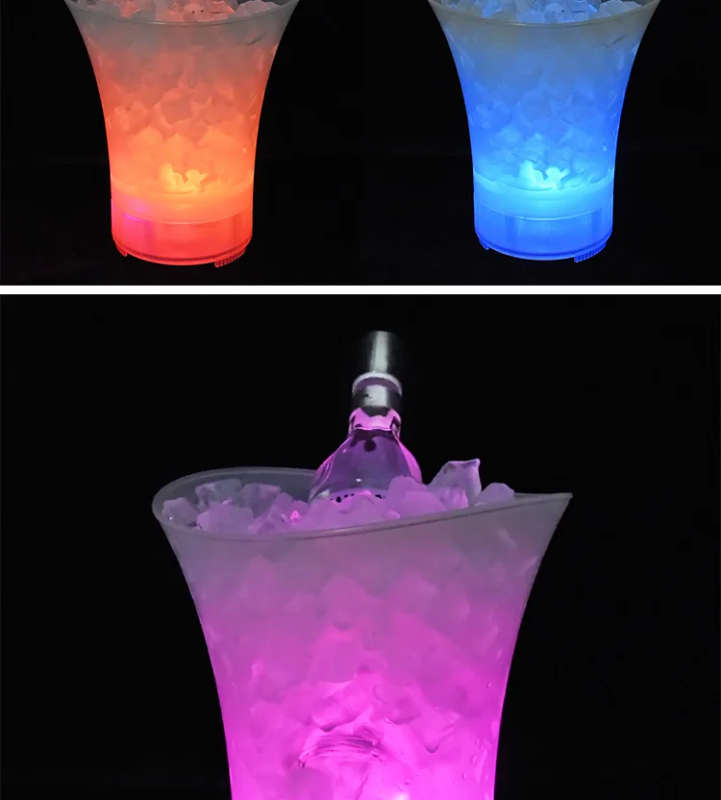 LED Ice Bucket with Bluetooth Speaker