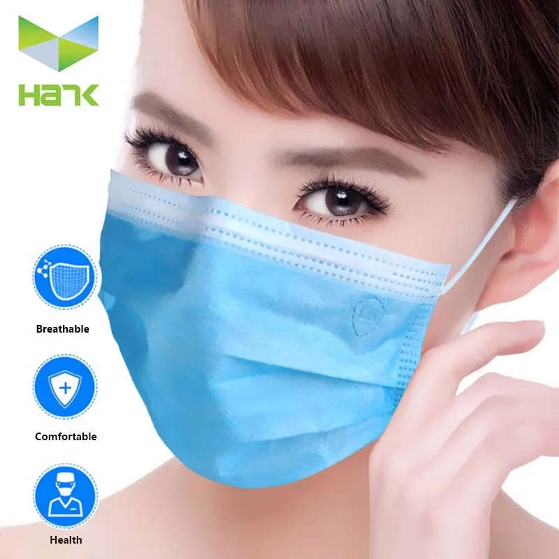 3 PLY DISPOSABLE SURGICAL MASKS WITH EARLOOP (50PACK)(We deliver through  lock-down )