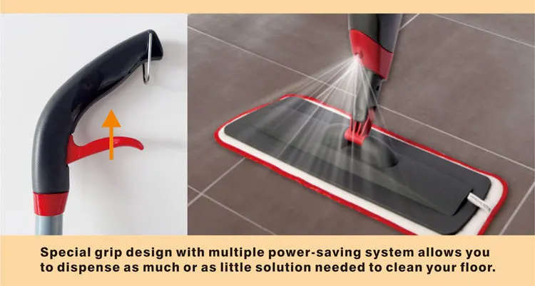 A130002 microfiber cleaning lazy healthy spray mop