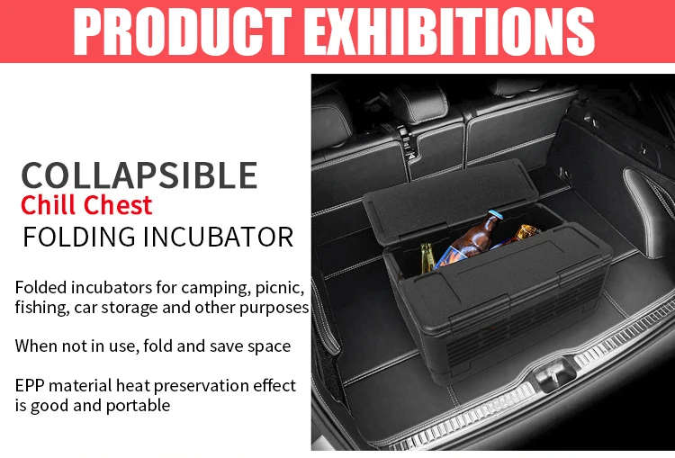 Chill Chest Cooler XL Insulation Box Portable Perfect for Tailgating Picnics and Beach Trips Collaps