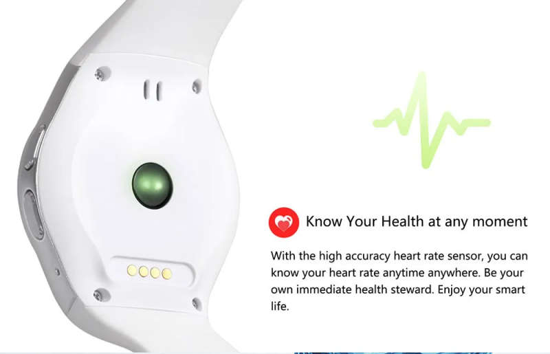 LEMFO LF18 Smartwatch SIM Card Bluetooth Heart Rate Monitor Reloj Inteligente Round Full IPS Screen