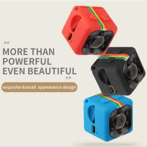 SQ11 Mini DV HD 1080P 2MP Sport Recorder Camera with Holder, Support Monitor Detection & IR Night V