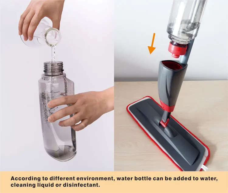 A130002 microfiber cleaning lazy healthy spray mop