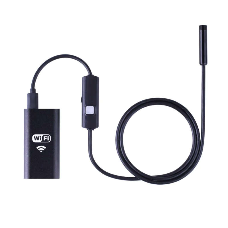 8mm 720P Wifi Borescope Camera Snake 8 LED Light Waterproof For Android iOS