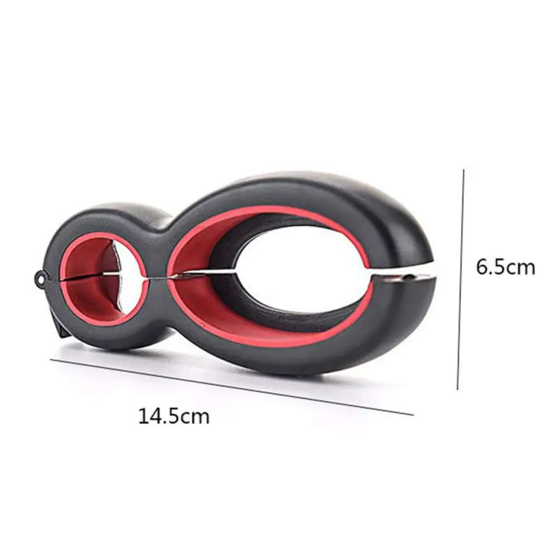 Kichen Tool 6 in 1 Multi Function Twist Bottle Opener Jar Gripper Can Wine Beer Lid Openers