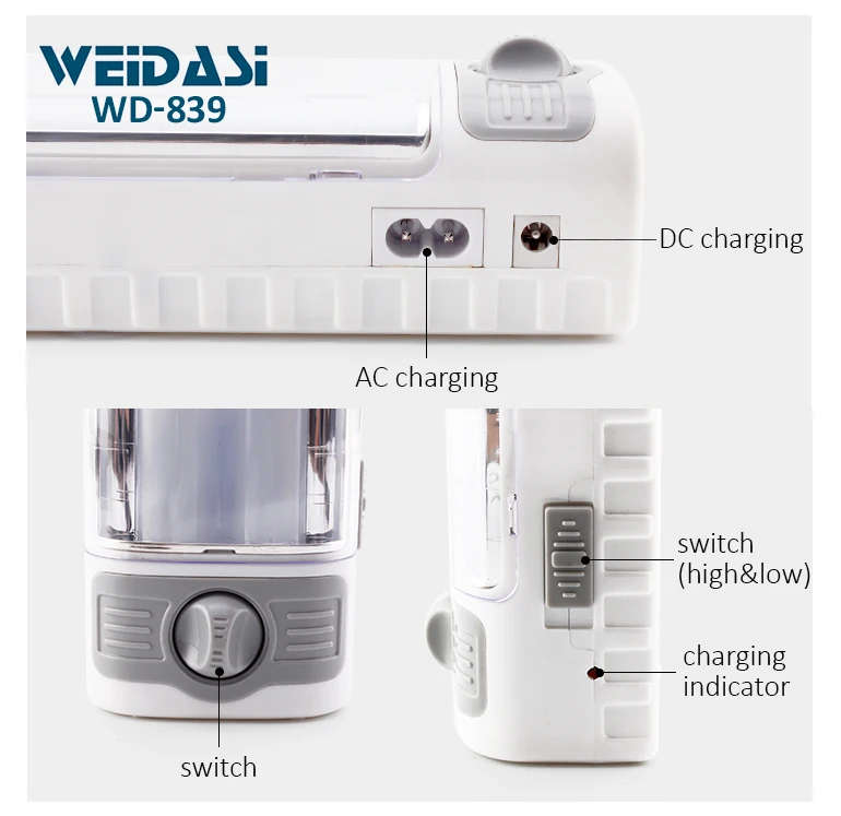outdoor led emergency light rechargeable for bulk wholesale