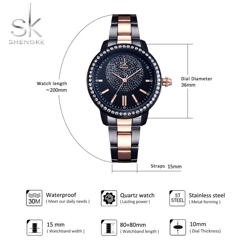 2019 Shengke 0075 Sk Fashion Brand Ladies Quartz Women Watch Casual Rhinestone Bracelet Rose Gold Crystal Dress Wristwatches - Buy Shengke Watch,Women Watc,Wristwatches Product on Alibaba.com