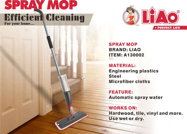 A130002 microfiber cleaning lazy healthy spray mop