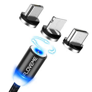 Floveme Magnetic Charging Cable (3 in 1) (local stock)