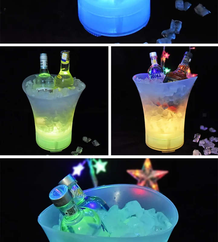 LED Ice Bucket with Bluetooth Speaker