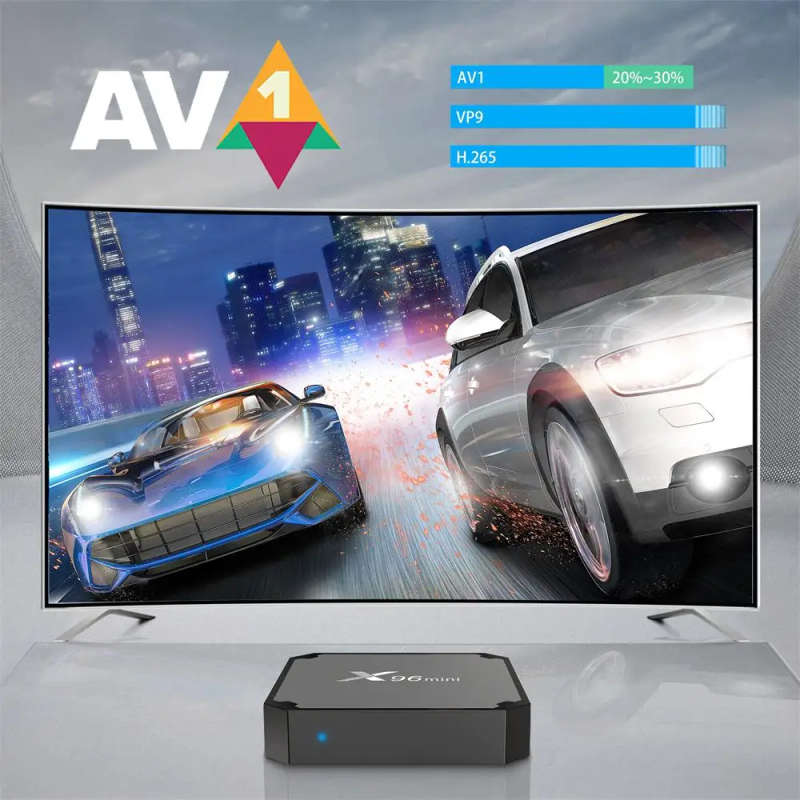 X96Mini W2 Android 11.0 TV Box S905W2 Dual WiFi 4K TV Box Android 2GB Ram 16GB Amlogic X 96 Mini