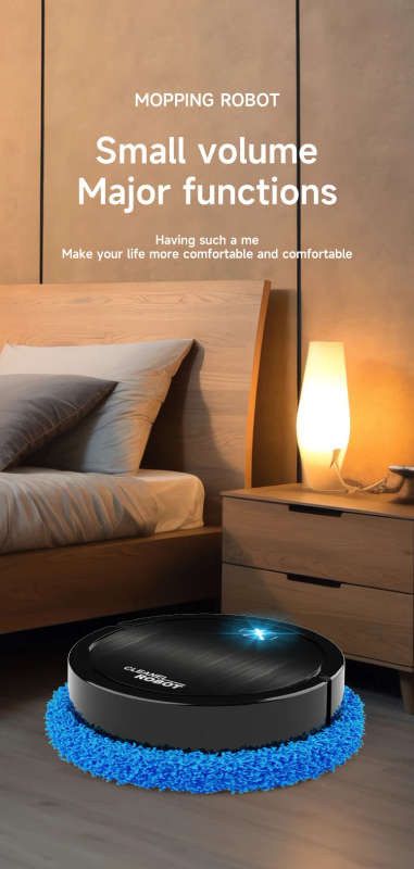 Automatic sweeping mopping robot cleaner