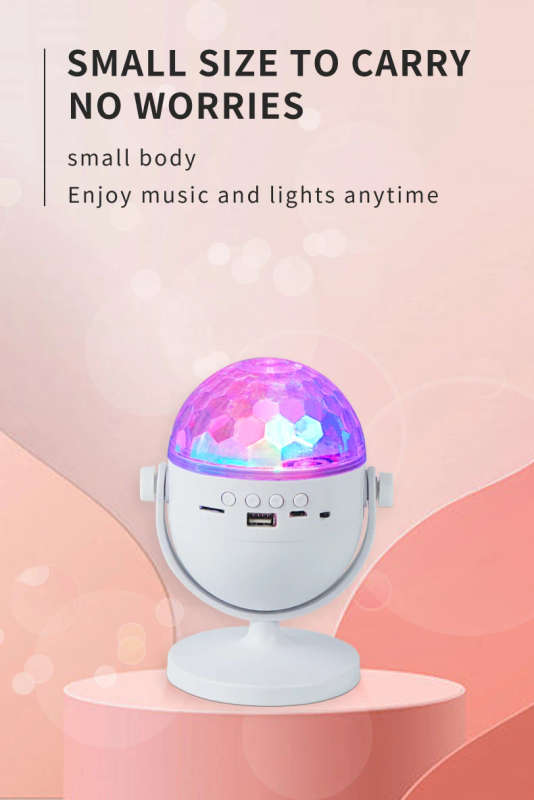360 Degree Smart Music Speaker 6W Disco Light