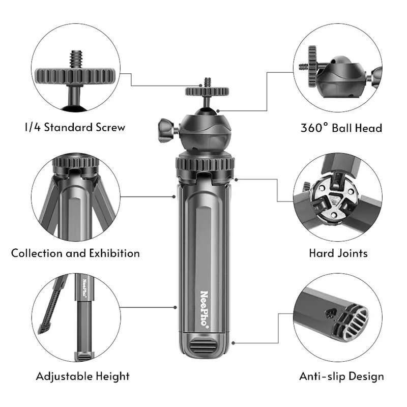 3 in 1 Flexible action camera tripod