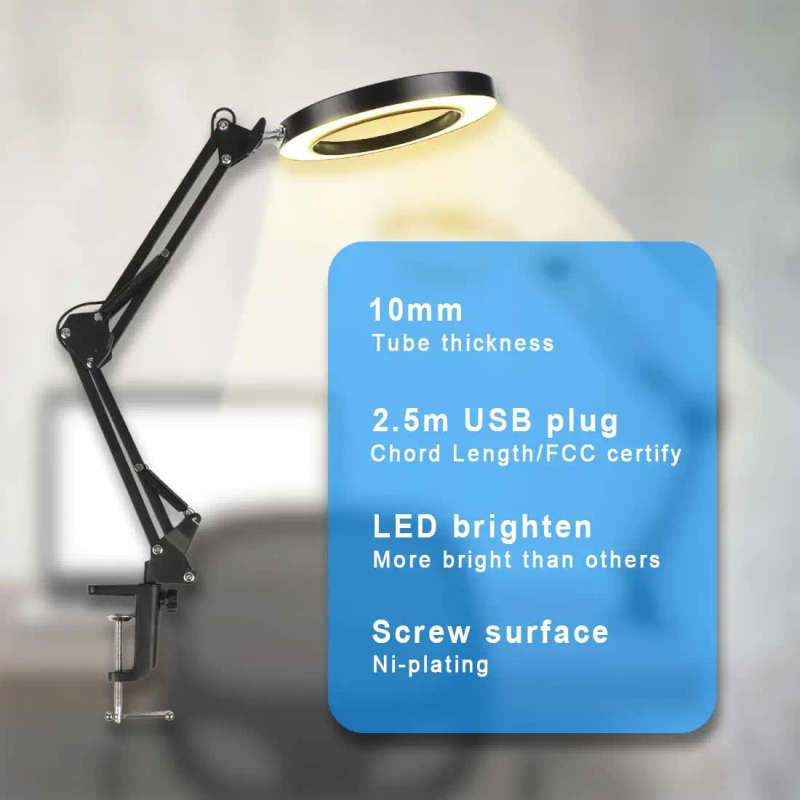 Sewing Led Light with Magnifier