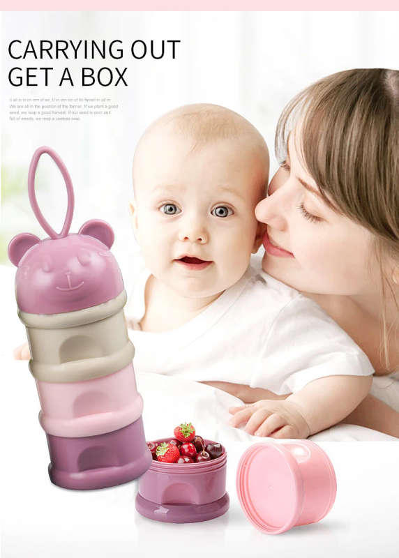 3 Layers baby milk powder formulae dispenser