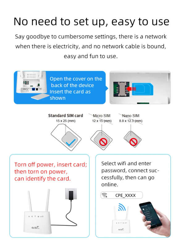 Cheapest Price 4000mA Battery Power Bank B311 Indoor 4G CPE Wireless Wifi Modem Network Routers 4G