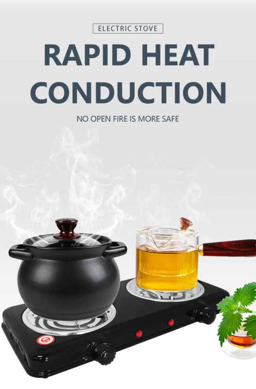 Two Spiral Plate Electric Stove