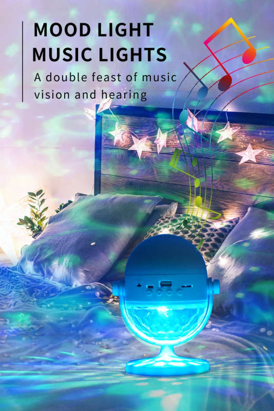 360 Degree Smart Music Speaker 6W Disco Light