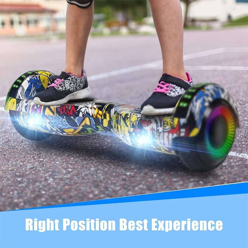 Black Friday Special 6.5` Hoverboard With Bluetooth Speaker And Led Lights