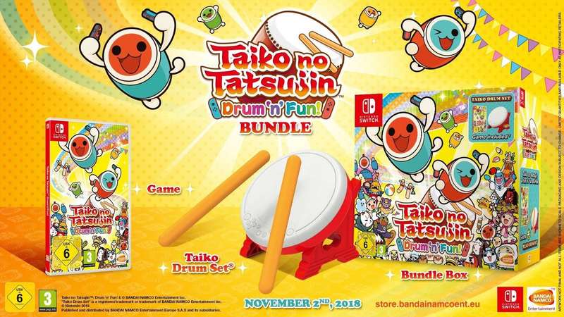Taiko no Tatsujin: Drum n Fun! Bundle - Nintendo Switch