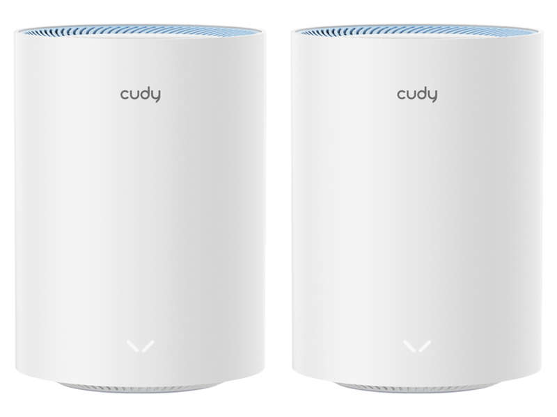 Cudy M1200 Dual Band Wi-Fi 5 Mesh System 2-Pack - 1200Mbps Fast Ethernet Coverage
