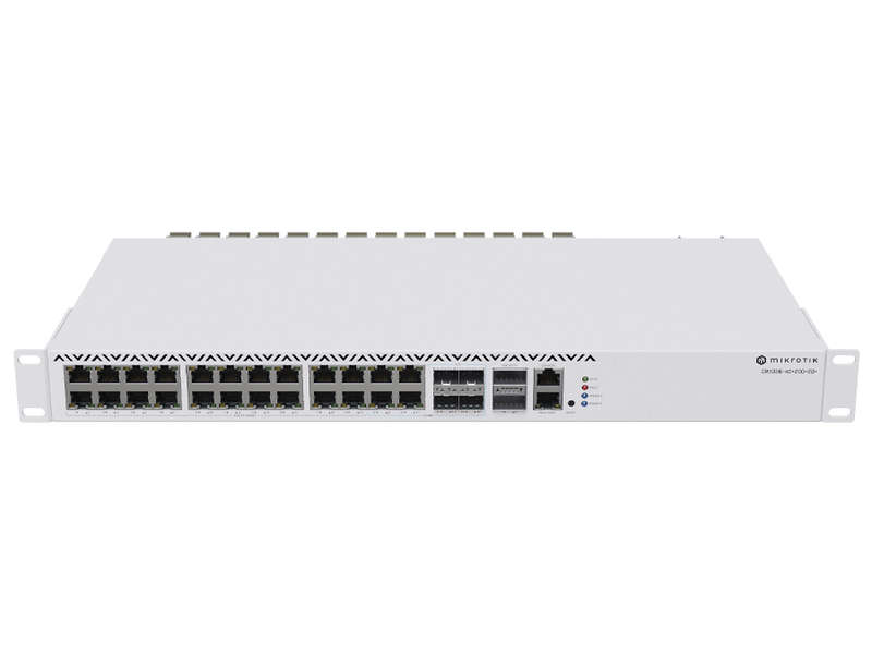 Mikrotik Cloud Router Switch 24 Port 2.5Gbps 4Sfp+ Combo Ports 2Xqsfp+ Crs326-4C+20G+2Q+Rm
