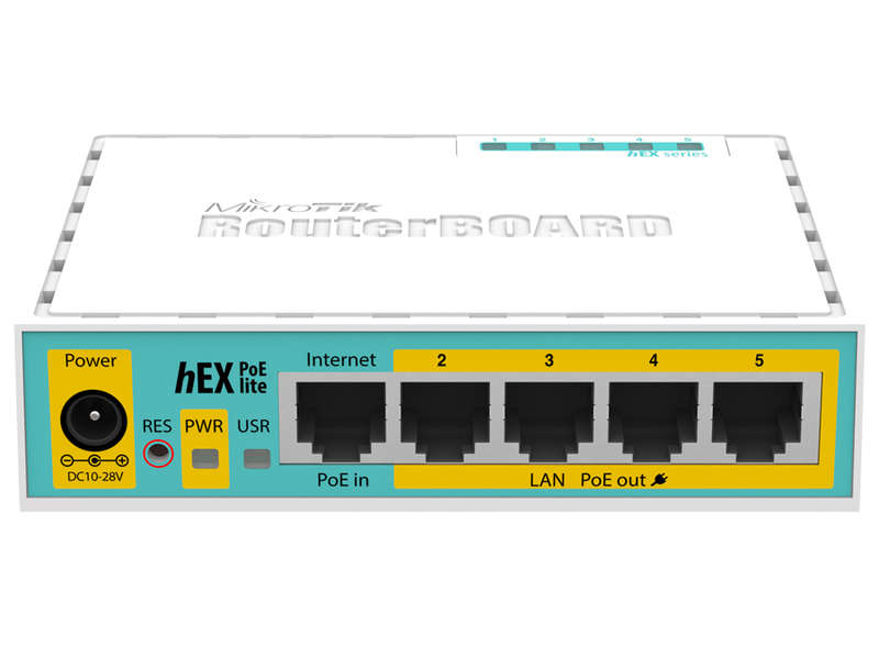 Mikrotik Hex Poe Lite 5 Port Ethernet 4 Poe Router Rb750Upr2