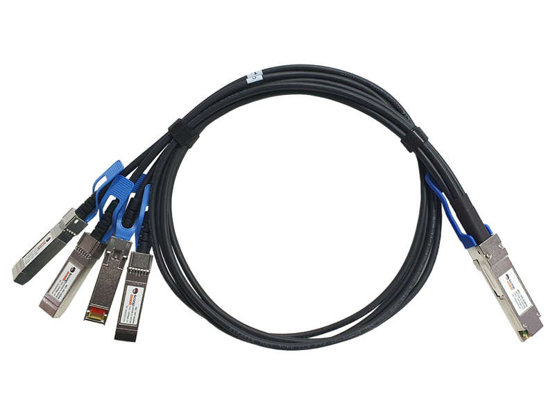 Scoop Breakout Cable 1M 1 Qsfp28 To 4 Sfp28 Uplink Cable
