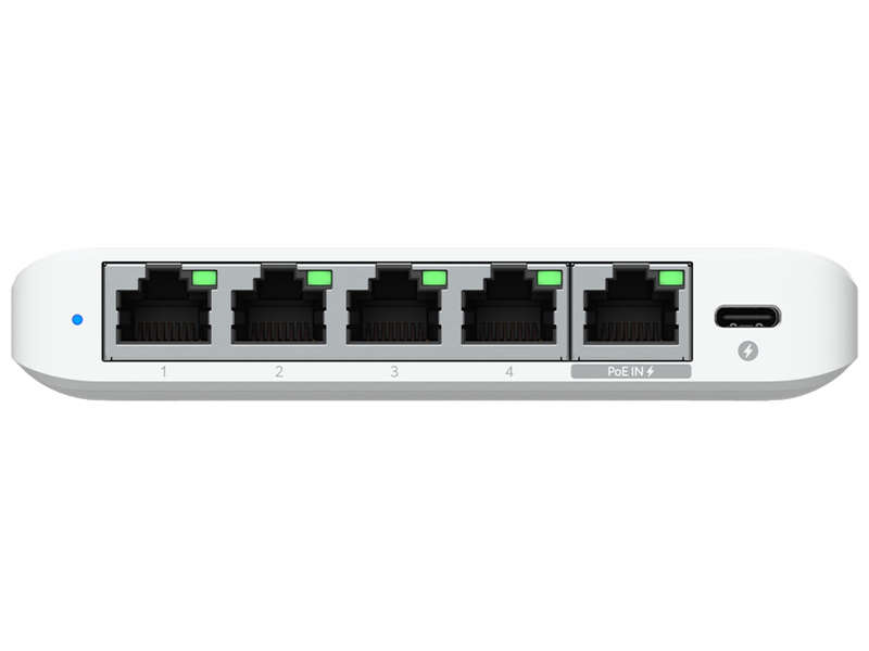 Ubiquiti Unifi Flex Mini 2.5Gbps 5 Port Switch With Poe Input Usw-Flex-2.5G-5-Eu