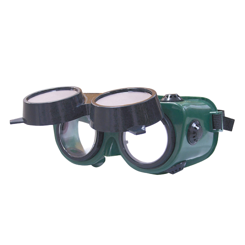 Welding Goggles with Round Flip Front Lens