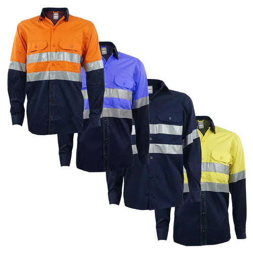 Vented Reflective Mining Shirt