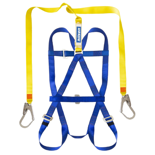 Double Lanyard & Scaffold Hooks c/w 45mm Chest Strap & Dorsal Padding