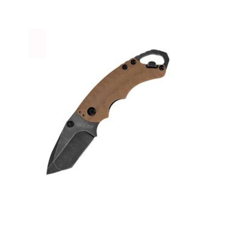 Kershaw Shuffle II Tanto Tan Handle w/BlackWash Blade Finish