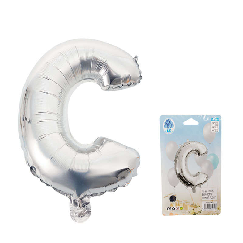 Balloons Foil Silver C - 35cm