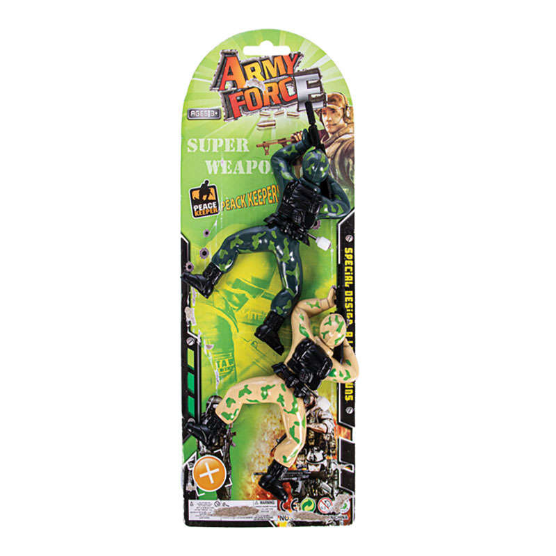 Boys Playset Crawling Soldier 2pcs