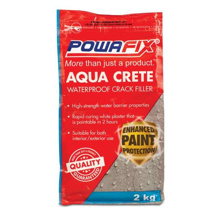 Powafix Aqua Crete Waterproof Crack Filler 2Kg