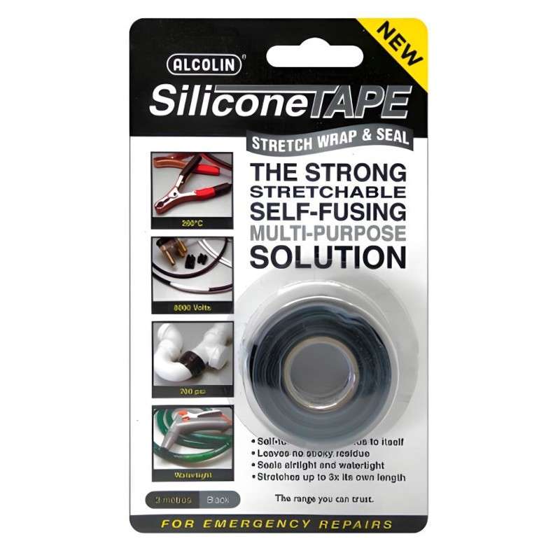 Alcolin - Silicone Tape 3m Black 005-81