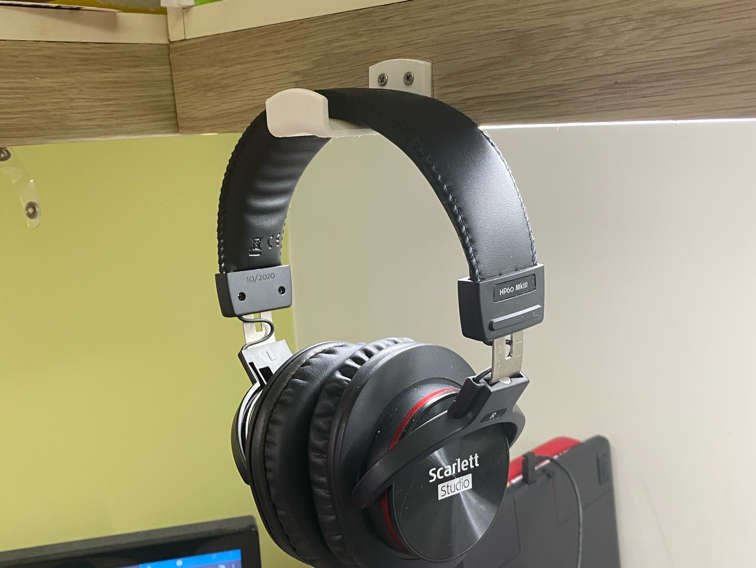 Wall Mounted Headphone Hook