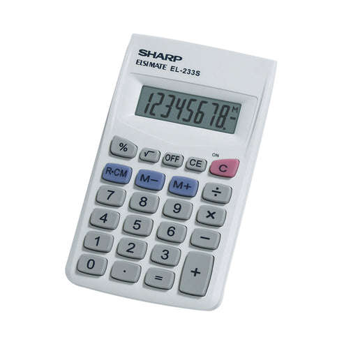 Sharp  Calculator - 8 Digit Pocket Calculator (EL-233SB)