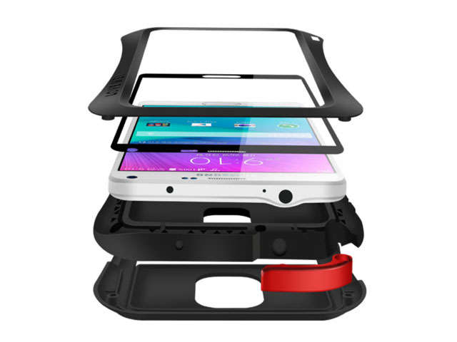 LOVE MEI Samsung Galaxy Note 4 Powerful Small Waist Upgrade Version Case