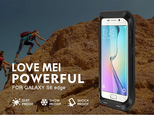 LOVE MEI Samsung Galaxy S6 edge Powerful Bumper Case