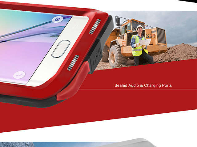 LOVE MEI Samsung Galaxy S6 edge Powerful Bumper Case