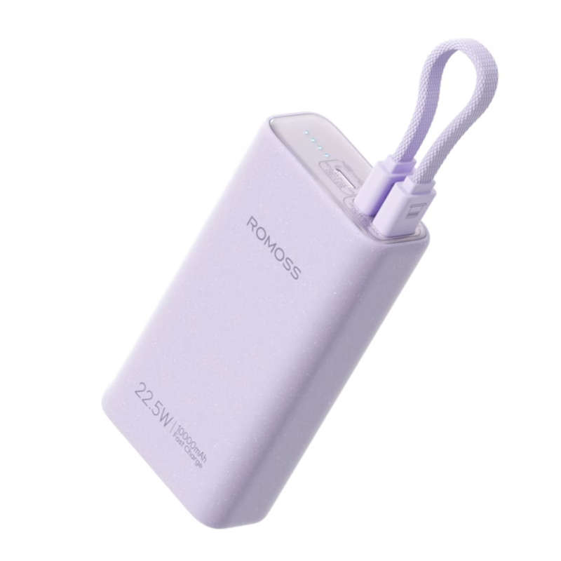 Romoss PHA10 10000mAh 22.5W Fast Charge Power Bank &#x2013; Purple