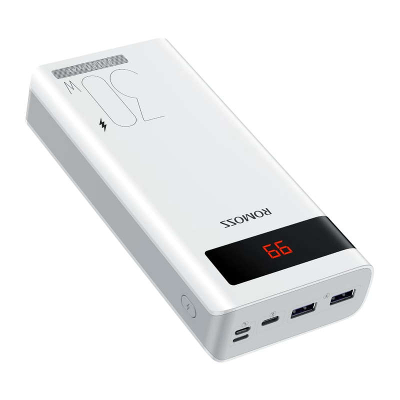 Romoss Sense 8PS Pro 30000mAh 30W Fast Charge Power Bank - White